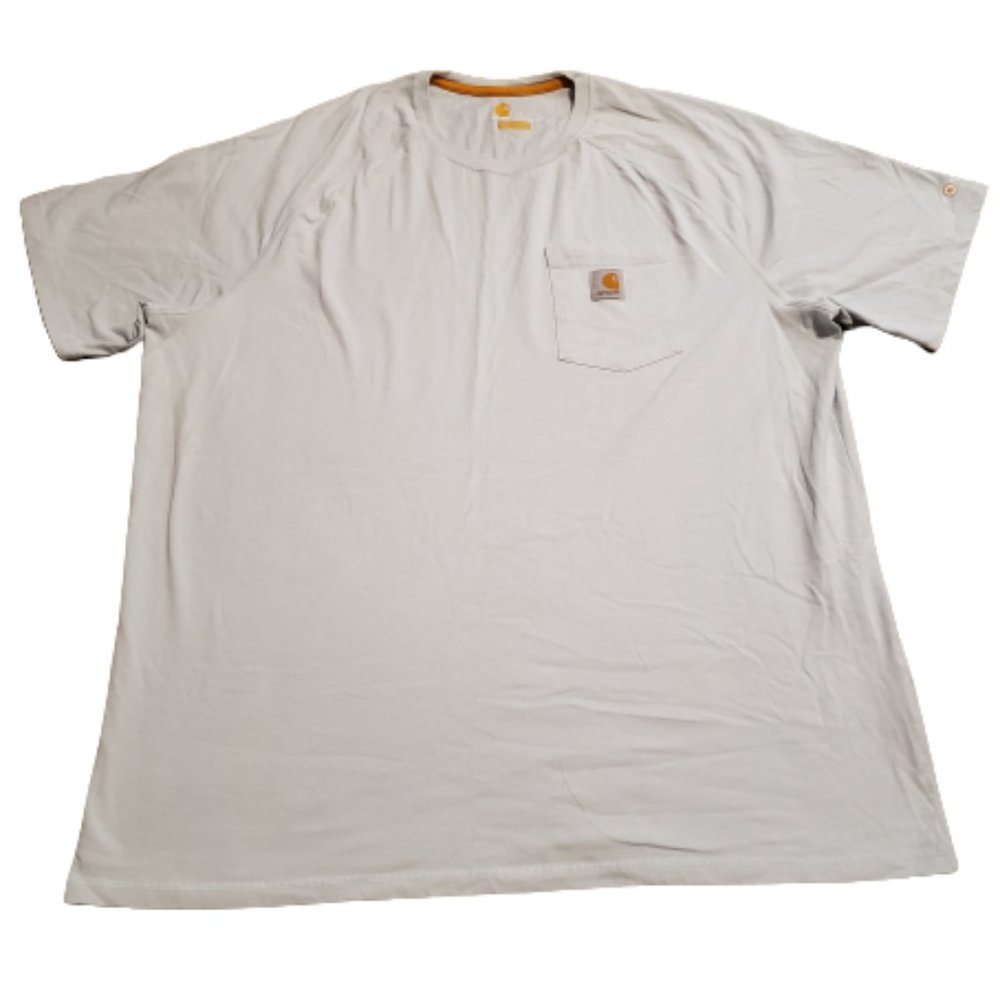 Carhartt Relaxed Fit T-Shirt Tee Light Blue | Men's 2XL Western Workwear Outdoor